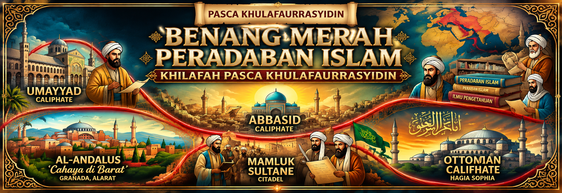 Benang Merah Peradaban Islam: Khilafah Pasca Khulafaurrasyidin
